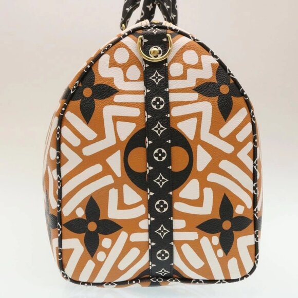 LOUIS VUITTON LV Crafty Keepall Bandouliere 45 Boston Caramel M45473 Auth 29194S - Picture 3 of 16